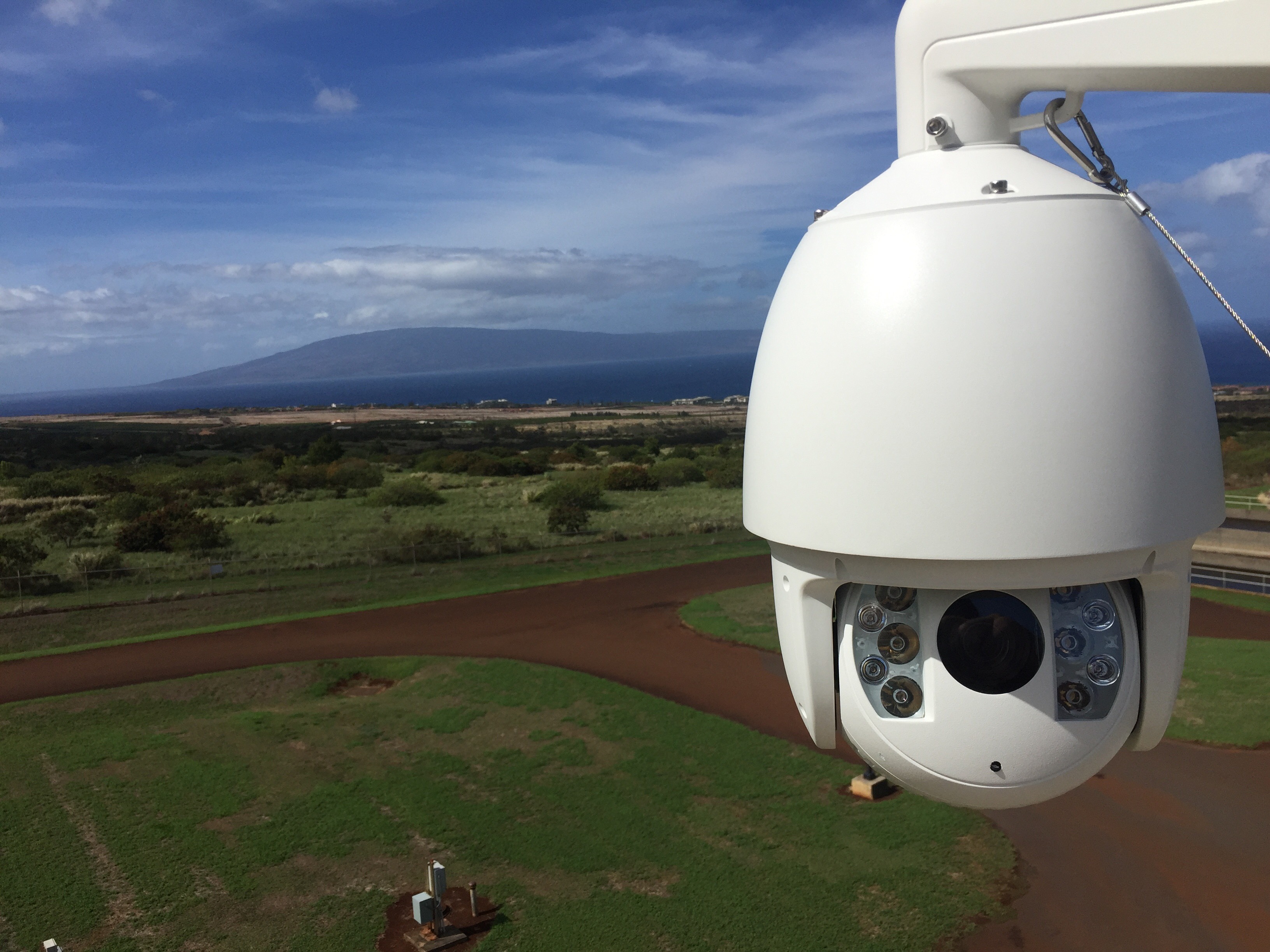 County of Maui camera security installation Aloha Secure